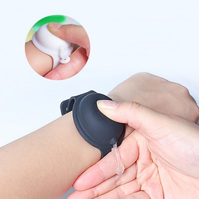 Reusable Wristbands Hand Sanitizer Dispensing Portable Bracelet Wristband Hand Dispenser 10ML Wrist Support